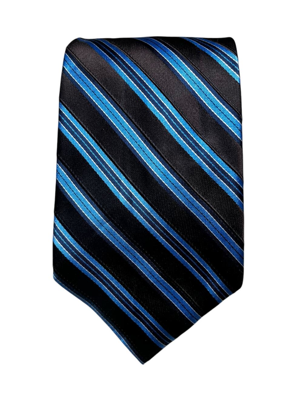 Insignia by Martin Wong Brown Blue 100% Silk Men’s Tie.